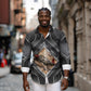 Personalized Tuskegee Airmen Long Sleeve Button Shirt Vintage WWII Aviation History Graphic Art