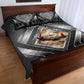 Personalized Tuskegee Airmen Quilt Bed Set Vintage WWII Aviation History Graphic Art