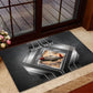 Personalized Tuskegee Airmen Rubber Doormat Vintage WWII Aviation History Graphic Art