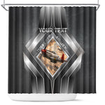 Personalized Tuskegee Airmen Shower Curtain Vintage WWII Aviation History Graphic Art