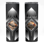 Personalized Tuskegee Airmen Skinny Tumbler Vintage WWII Aviation History Graphic Art