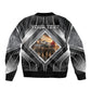 Personalized Tuskegee Airmen Sleeve Zip Bomber Jacket Vintage WWII Aviation History Graphic Art