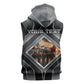 Personalized Tuskegee Airmen Sleeveless Hoodie Vintage WWII Aviation History Graphic Art