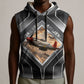Personalized Tuskegee Airmen Sleeveless Hoodie Vintage WWII Aviation History Graphic Art
