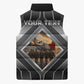 Personalized Tuskegee Airmen Sleeveless Puffer Jacket Vintage WWII Aviation History Graphic Art