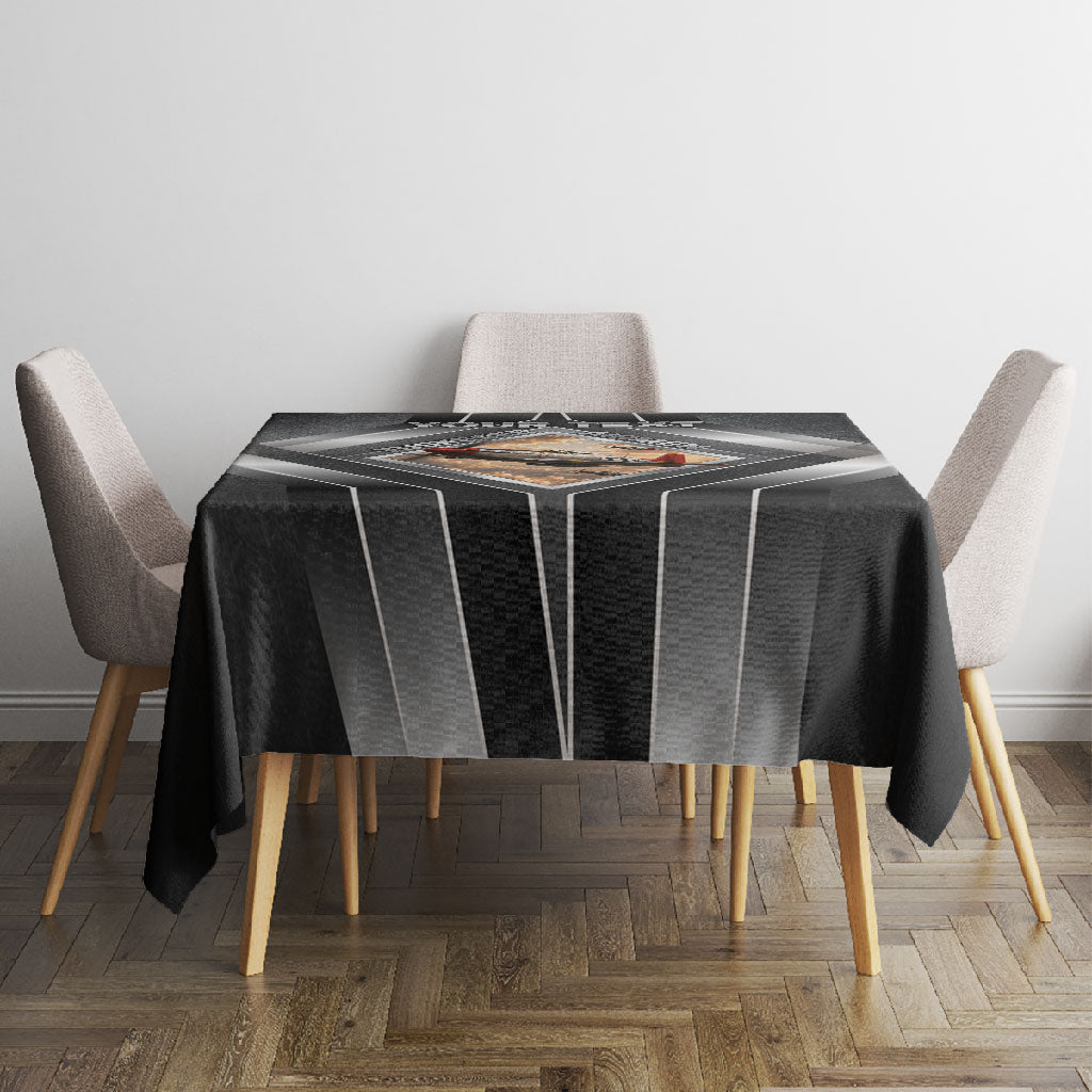 Personalized Tuskegee Airmen Tablecloth Vintage WWII Aviation History Graphic Art