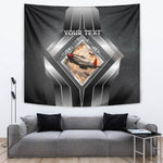 Personalized Tuskegee Airmen Tapestry Vintage WWII Aviation History Graphic Art
