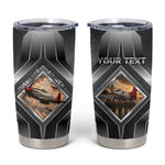 Personalized Tuskegee Airmen Tumbler Cup Vintage WWII Aviation History Graphic Art