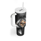 Personalized Tuskegee Airmen Tumbler With Handle Vintage WWII Aviation History Graphic Art