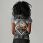Personalized Tuskegee Airmen Women V-Neck T-Shirt Vintage WWII Aviation History Graphic Art