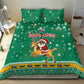 South Africa Christmas Bedding Set Santa Reindeer and Africa Map - African Pride