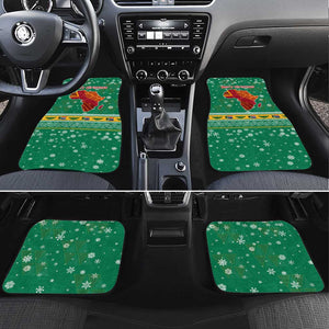 South Africa Christmas Car Mats Santa Reindeer and Africa Map - African Pride