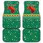 South Africa Christmas Car Mats Santa Reindeer and Africa Map - African Pride