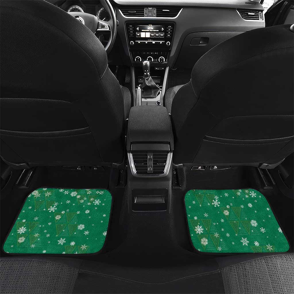 South Africa Christmas Car Mats Santa Reindeer and Africa Map - African Pride
