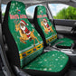 South Africa Christmas Car Seat Cover Santa Reindeer and Africa Map - African Pride