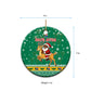 South Africa Christmas Ceramic Ornament Santa Reindeer and Africa Map - African Pride