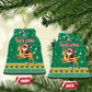 South Africa Christmas Ceramic Ornament Santa Reindeer and Africa Map - African Pride