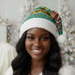 South Africa Christmas Santa Hat Santa Reindeer and Africa Map - African Pride
