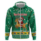 South Africa Christmas Hoodie Santa Reindeer and Africa Map - African Pride