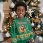 South Africa Christmas Kid Ugly Christmas Sweater Santa Reindeer and Africa Map - African Pride