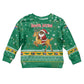 South Africa Christmas Kid Ugly Christmas Sweater Santa Reindeer and Africa Map - African Pride