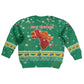 South Africa Christmas Kid Ugly Christmas Sweater Santa Reindeer and Africa Map - African Pride