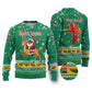 South Africa Christmas Ugly Christmas Sweater Santa Reindeer and Africa Map - African Pride