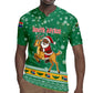 South Africa Christmas Rugby Jersey Santa Reindeer and Africa Map - African Pride