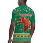 South Africa Christmas Rugby Jersey Santa Reindeer and Africa Map - African Pride