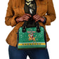 South Africa Christmas Shoulder Handbag Santa Reindeer and Africa Map - African Pride