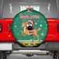 South Africa Christmas Spare Tire Cover Santa Reindeer and Africa Map - African Pride