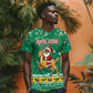 South Africa Christmas T shirt Santa Reindeer and Africa Map - African Pride