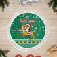 South Africa Christmas Tree Skirt Santa Reindeer and Africa Map - African Pride