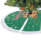 South Africa Christmas Tree Skirt Santa Reindeer and Africa Map - African Pride