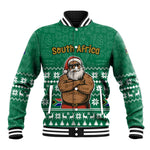 South Africa Christmas Baseball Jacket Christmas Santa Claus Tattoo - African Pride