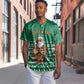 South Africa Christmas Baseball Jersey Christmas Santa Claus Tattoo - African Pride
