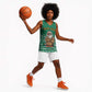 South Africa Christmas Basketball Jersey Christmas Santa Claus Tattoo - African Pride