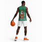 South Africa Christmas Basketball Jersey Christmas Santa Claus Tattoo - African Pride
