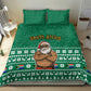 South Africa Christmas Bedding Set Christmas Santa Claus Tattoo - African Pride