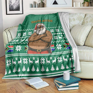 South Africa Christmas Blanket Christmas Santa Claus Tattoo - African Pride