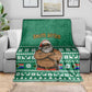 South Africa Christmas Blanket Christmas Santa Claus Tattoo - African Pride