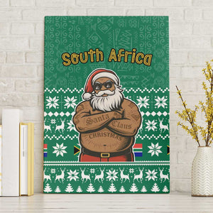 South Africa Christmas Canvas Wall Art Christmas Santa Claus Tattoo - African Pride
