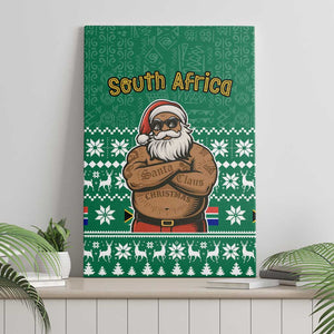 South Africa Christmas Canvas Wall Art Christmas Santa Claus Tattoo - African Pride