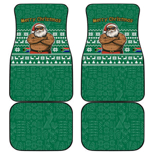 South Africa Christmas Car Mats Christmas Santa Claus Tattoo - African Pride