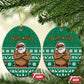 South Africa Christmas Ceramic Ornament Christmas Santa Claus Tattoo - African Pride