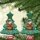 South Africa Christmas Ceramic Ornament Christmas Santa Claus Tattoo - African Pride