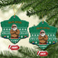 South Africa Christmas Ceramic Ornament Christmas Santa Claus Tattoo - African Pride