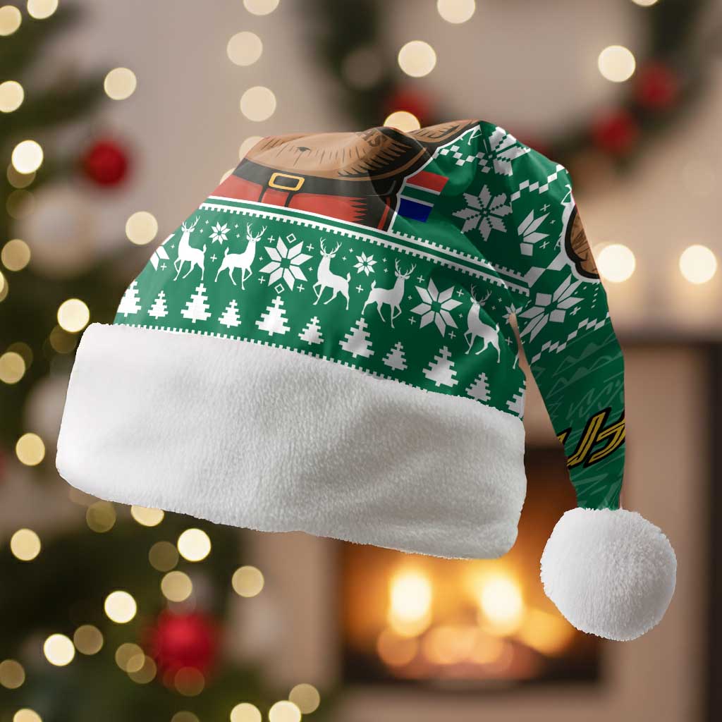 South Africa Christmas Santa Hat Christmas Santa Claus Tattoo - African Pride