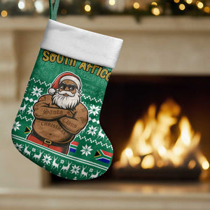 South Africa Christmas Stocking Christmas Santa Claus Tattoo - African Pride