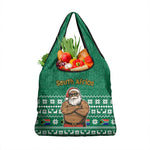 South Africa Christmas Grocery Bag Christmas Santa Claus Tattoo - African Pride